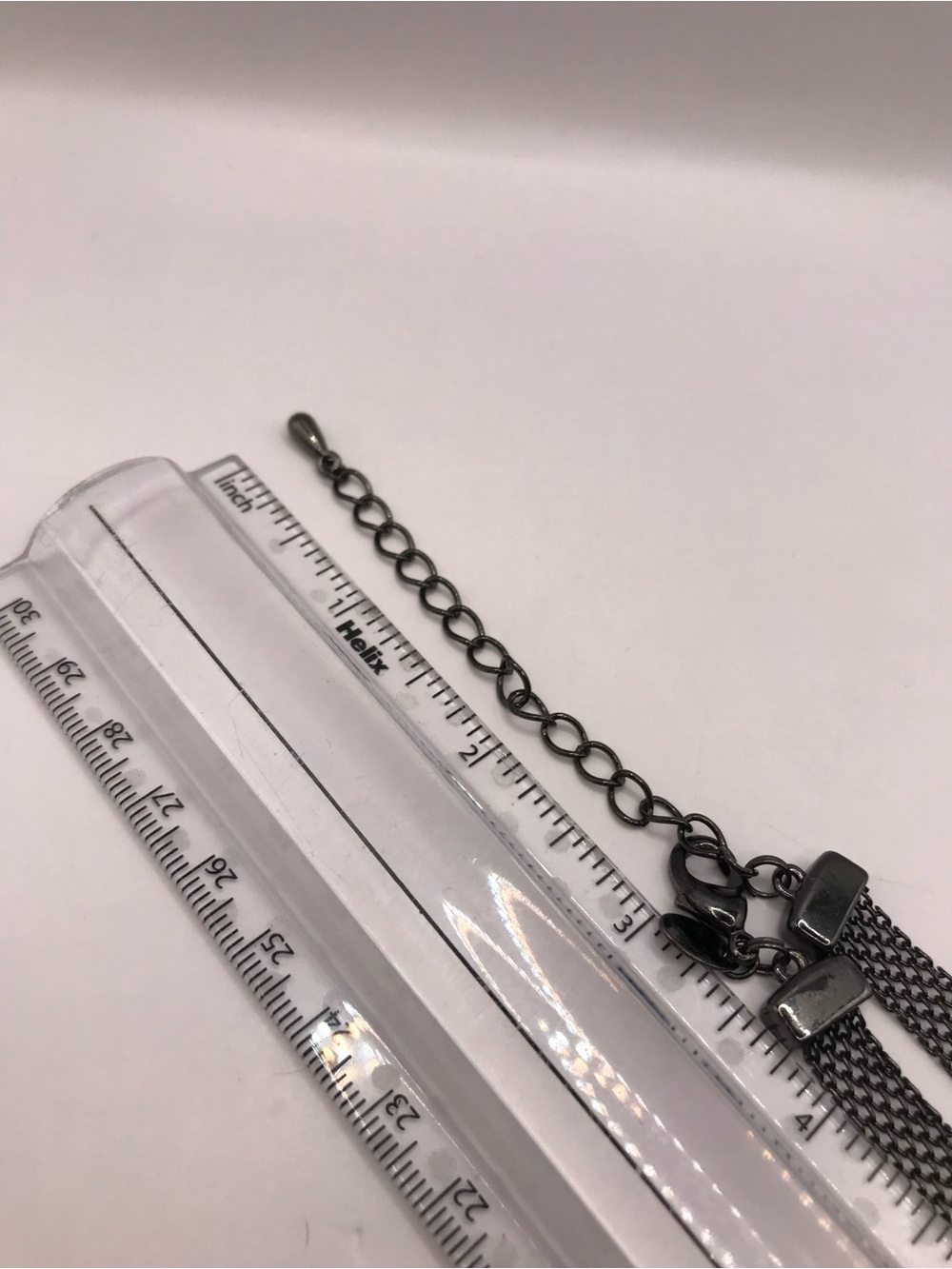 Lia Sophia Gunmetal & Black Faceted Statement Necklace - Picture 10 of 11